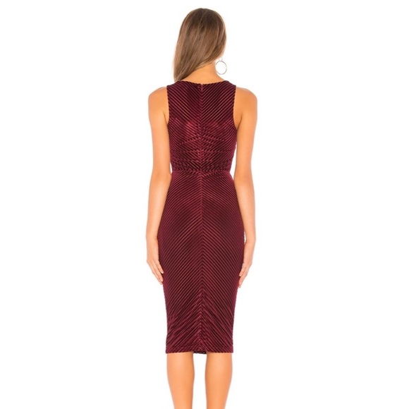 Superdown Burgundy dress women size xs - Picture 2 of 6